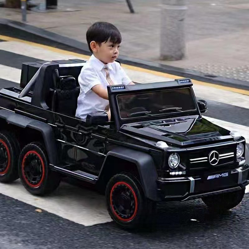 Mercedes Benz for Kids Licensed AMG G63 Ride on Car Remote Control Lights Sound 6Wheels big car