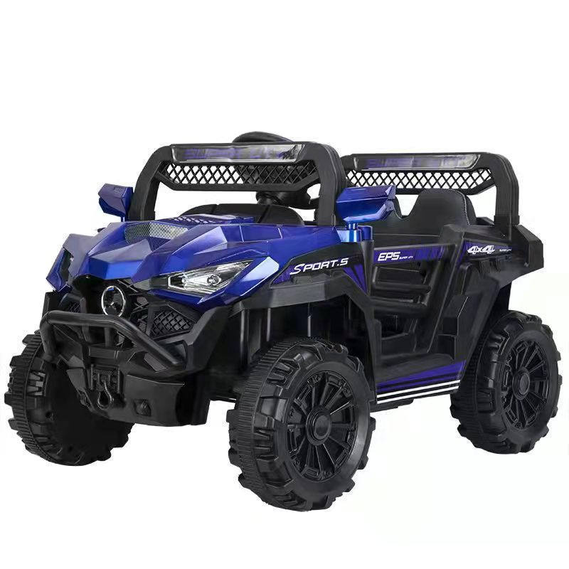 12V New Remote Control Electric Car for Kids Powered by Wheel with LED Lights Big Kid Ride on Toy Car