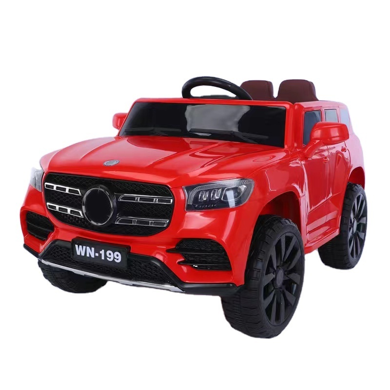 Children remote control new large four-wheeler baby can sit electric charging toy car