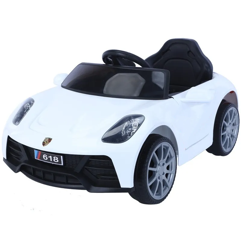 1 Seater Kids Ride On Car-Children Electric Toy Car 12v Battery With Music And Light For Boy And Girls