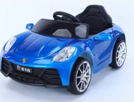 1 Seater Kids Ride On Car-Children Electric Toy Car 12v Battery With Music And Light For Boy And Girls