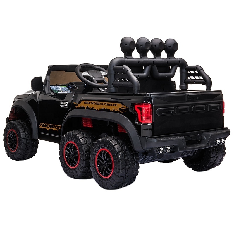 2021 low price new big kids rc 6x6 truck 2 seater ride on remote cars