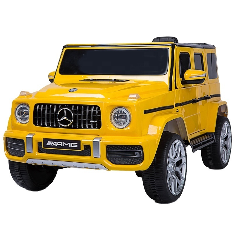 2022 High quality benz G63 licensed 12v ride on toy car kids battery car 4x4 to drive