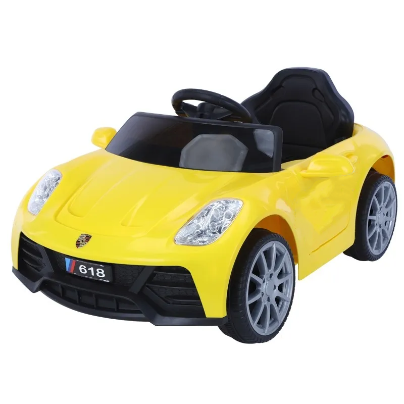 1 Seater Kids Ride On Car-Children Electric Toy Car 12v Battery With Music And Light For Boy And Girls