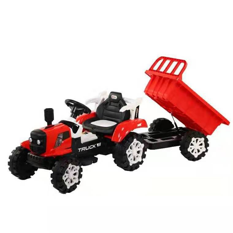 China Factory Wholesale New Design green Electric Mini 4x4 Tractor Kids Car Electric Two Seat Big Size Ride On Car For Kids