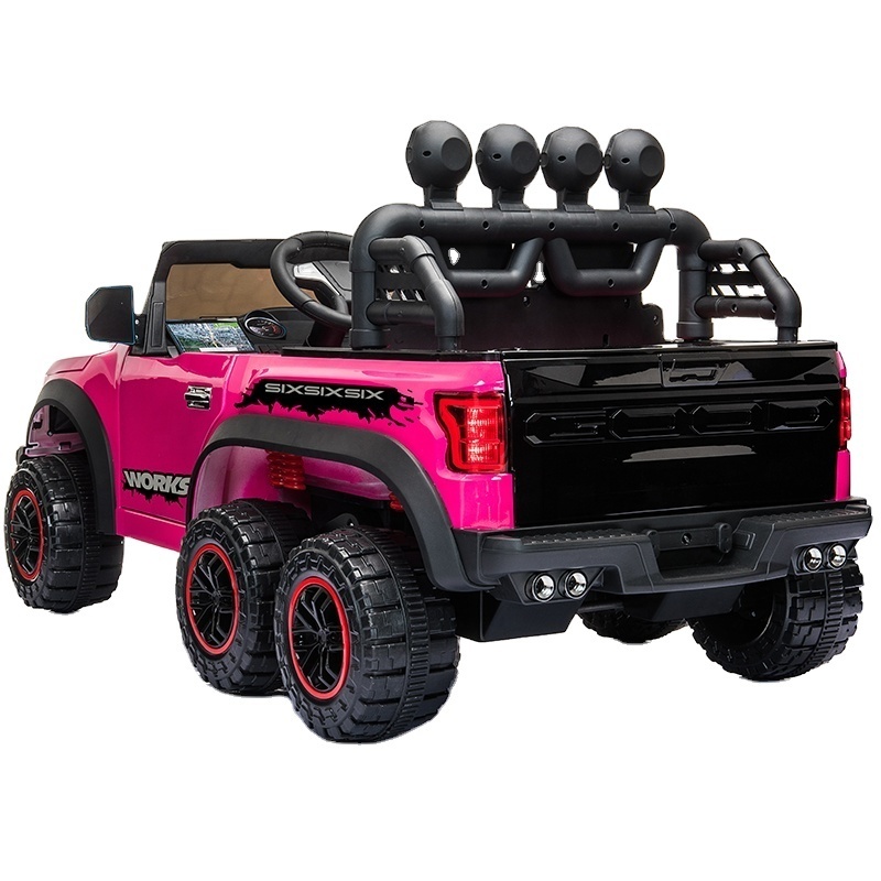 2021 low price new big kids rc 6x6 truck 2 seater ride on remote cars