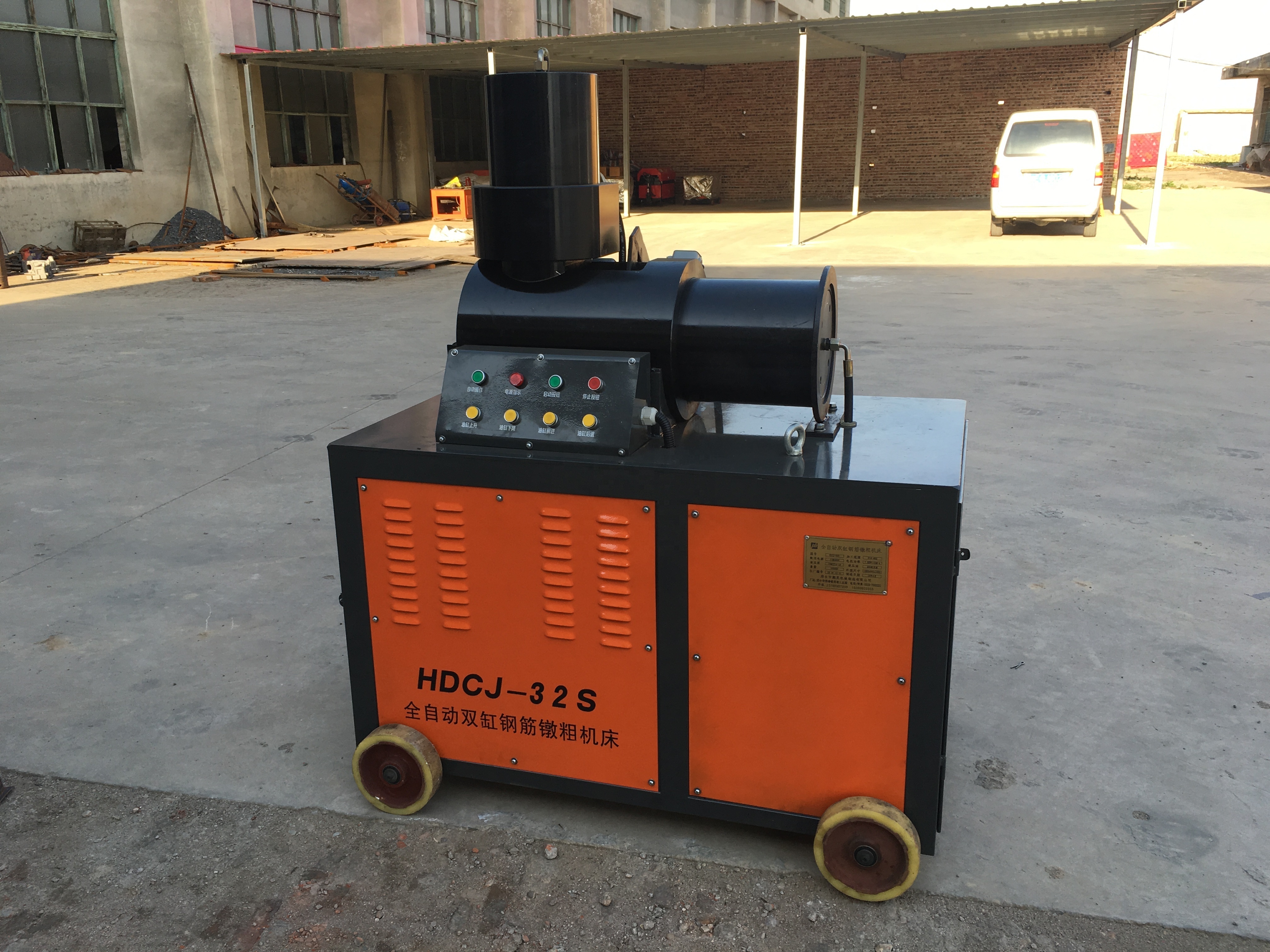 Cold heading forging machine steel bar reinforced upsetting machine