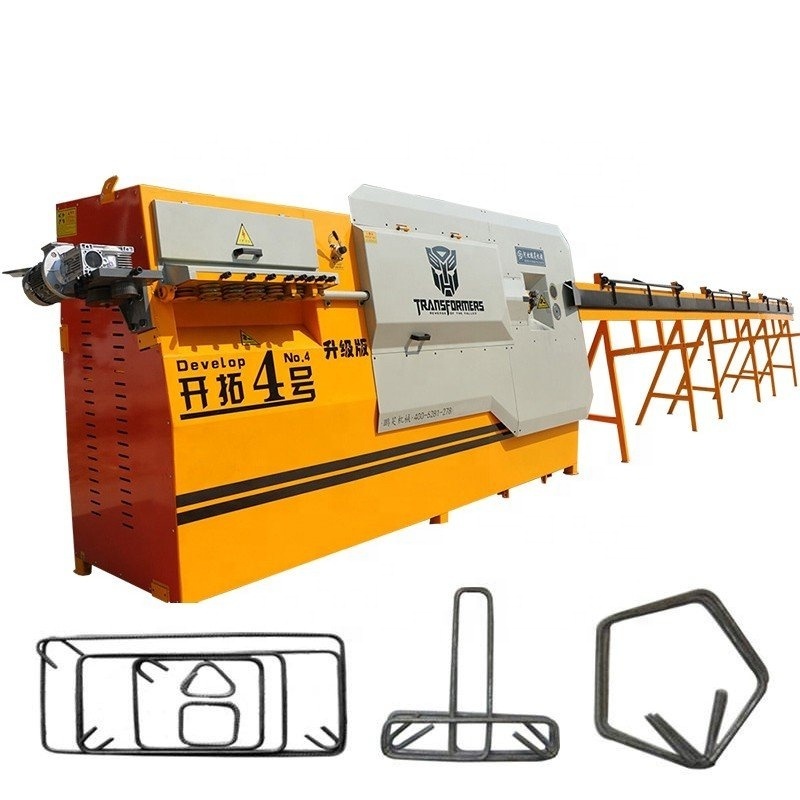 Industrial automatic rebar bender CNC steel wire stirrup bender used steel bar bending machine manufacturer direct sales