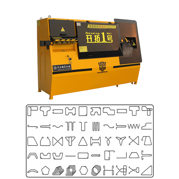 Hydraulic cnc iron bar steel metal bending machine for construction