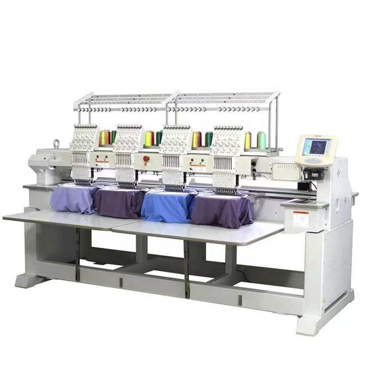 9 needle 6 head normal speed refurbished embroidery machine