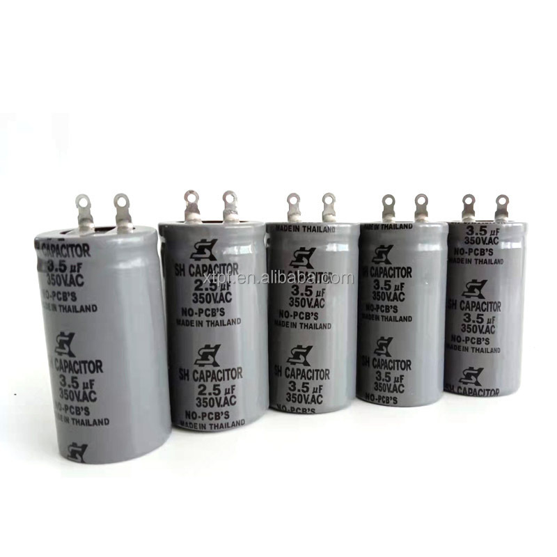 Hot sales CBB60 AC Capacitor 2.5/3.5uf 350V CBB60 Starting Capacitor Made in Thailand