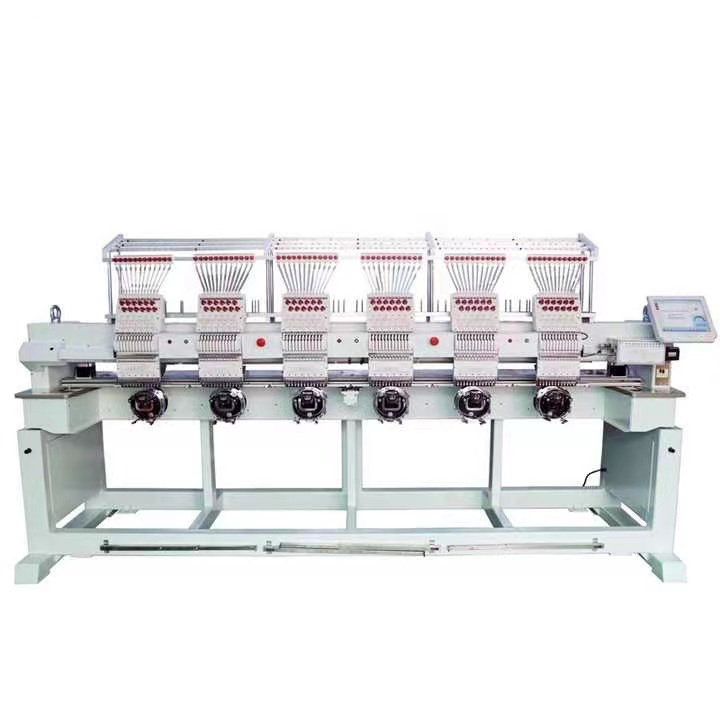 9 needle 6 head normal speed refurbished embroidery machine