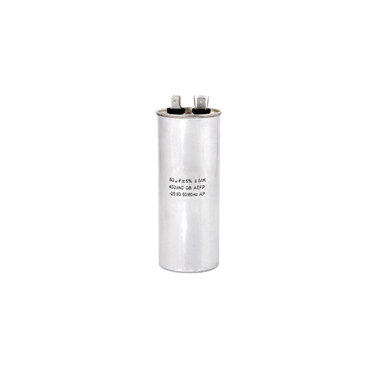 Air Conditioning Capacitor China Manufacturer High Quality AC Capacitor 45uf 450v Round Cbb65 Dual Run Capacitor