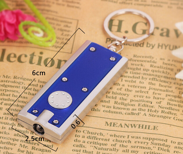 key chain with lighter, custom cheap led flashlight Keychain