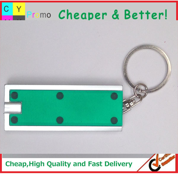 Custom key chain with lighter, Promotional cheap led key chain flashlight