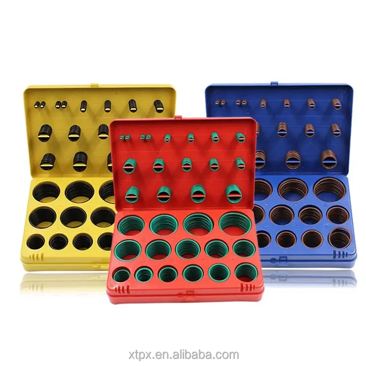 O-ring Construction Machinery O-ring Repair Kit FKM Rubber FFKM Oil Seal Faucet Gasket Repair Box Set