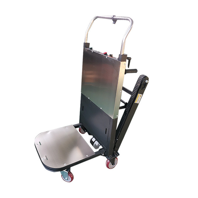 550lbs Loads Two Wheels Automatic Stair Climbing Machine Steel Electric Stair Climber Trolley Hand Truck With Good Price