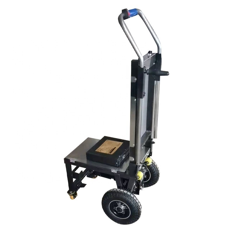 Electric Stair Climbing Hand Trolley Sack Truck Cart Barrow Goods Transporting Trolley Stair Climber