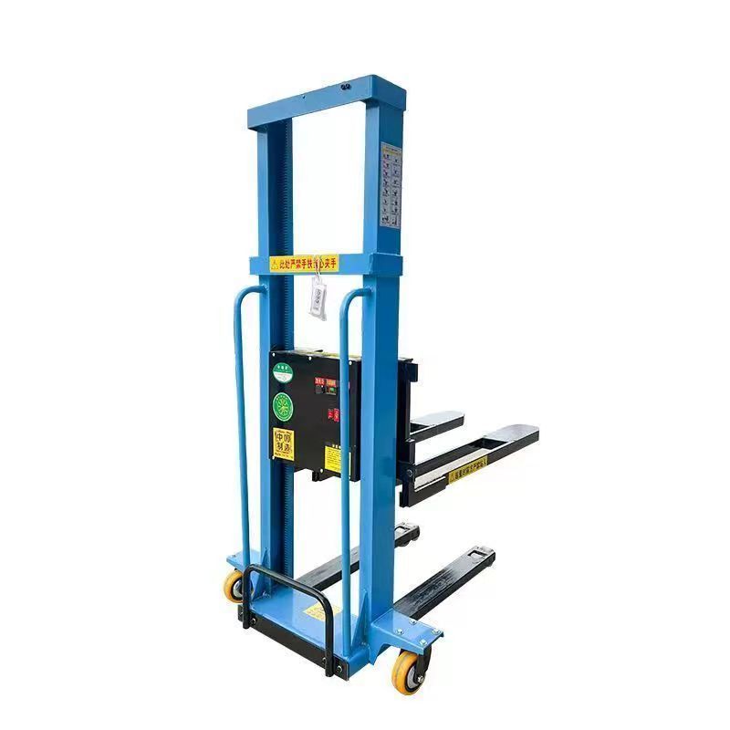 Hydraulic Small Hand Remote Control Electric Forklift Manual Portable 500 Kg 1000kg Hand Pushed Forklift