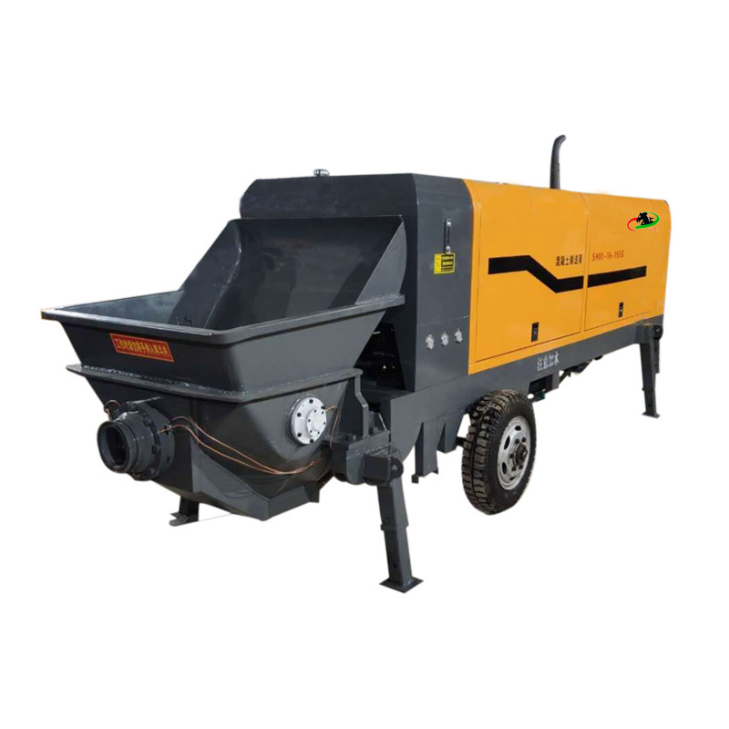 Trailer concrete pump  diesel concrete pump Portable concrete pump machine