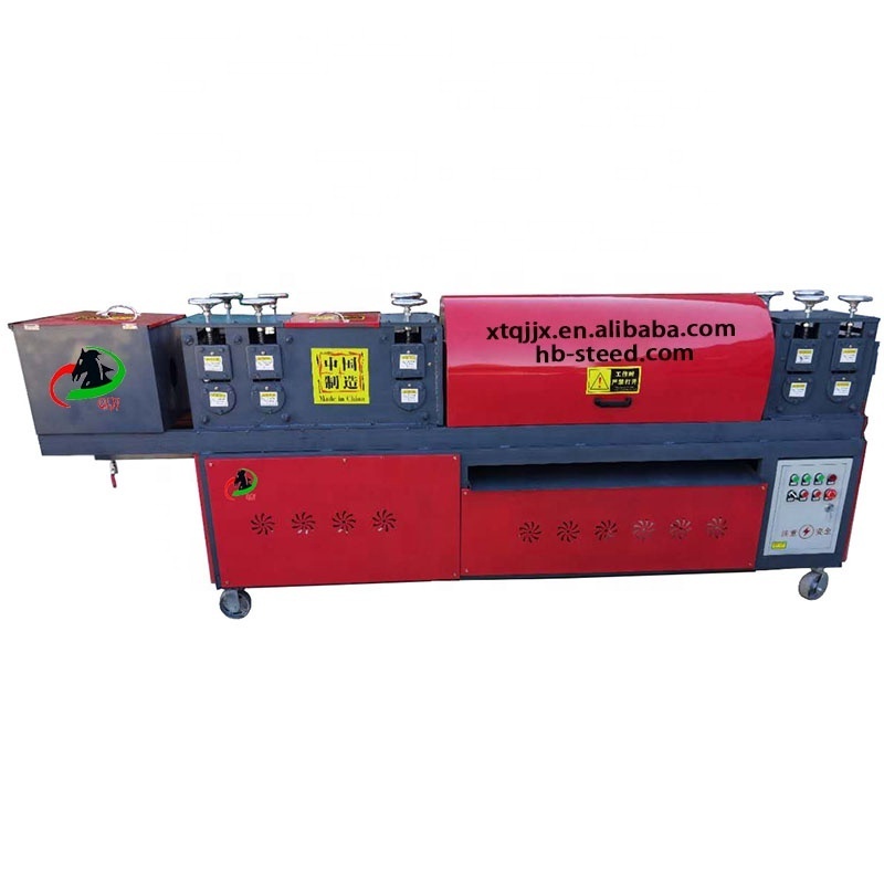 Automatic steel pipe straightening machine, rust removal and painting all-in-one machine steel pipe scaffold