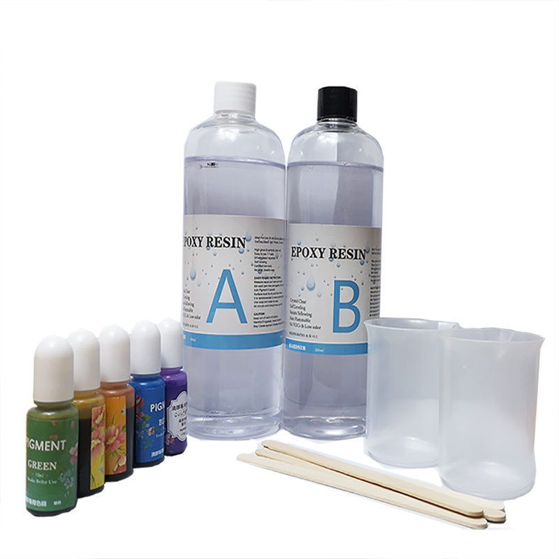 Wholesale Crystal Clear Epoxy Resin AB Glue for Wood and DIy Resin Crafts