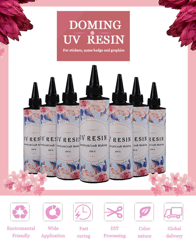 Wholesale UV Resin DIY Acrylic Clear Curable Curing Liquid Hard UV Resin for Handmade Craft UV Glue