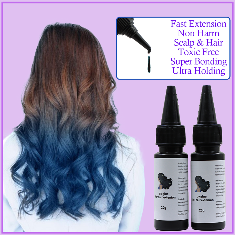 Hot Sale 20g Human Hair Extension Glue Waterproof Paste Firmly UV Hair Extension Glue