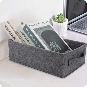 Felt Fabric Baskets Storage Bins Organizer for Towels Dog Cat Toys