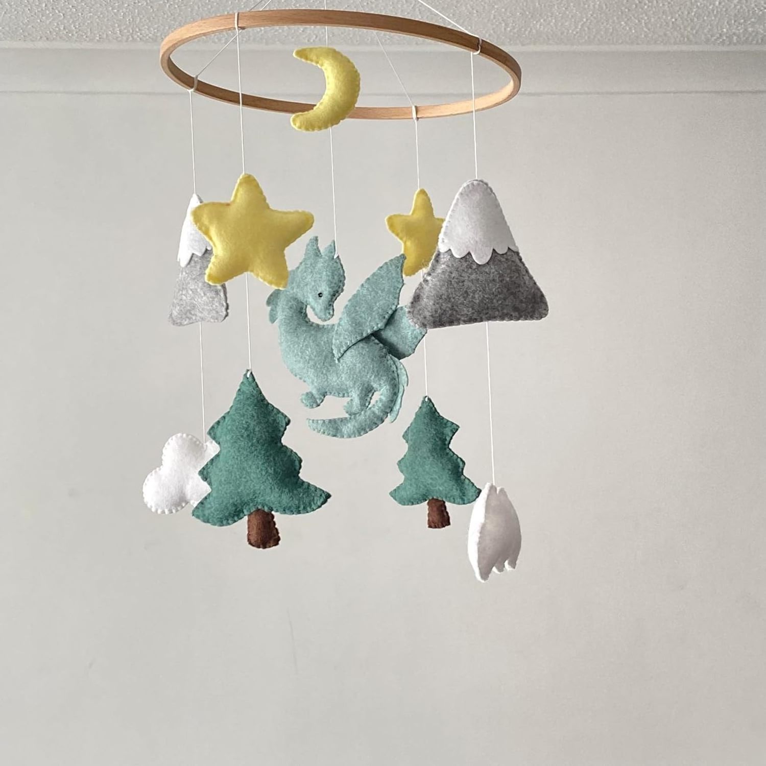 Dragon mobile baby mobile dragon fairy tale nursery baby decor