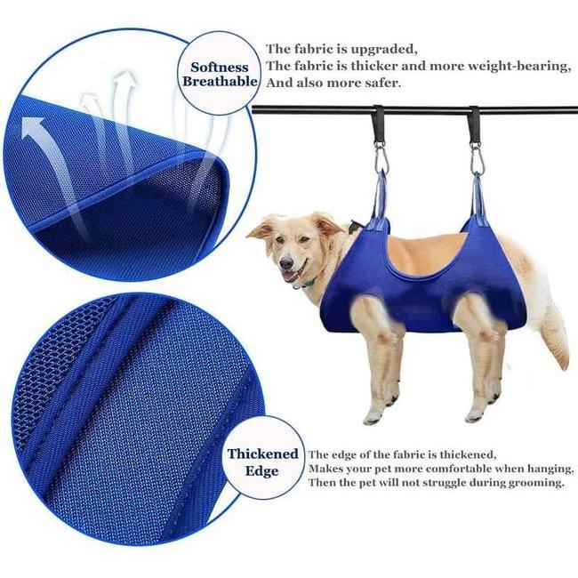 New Design Pattern Upgrade Sling Pet Dog Grooming Nail Hammock Harness For grooming For dogs cats