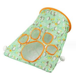 Printing Sound Paper Cat Tunnel Foldable Cat Bag With Ball Toy Cat Tunnel Toy