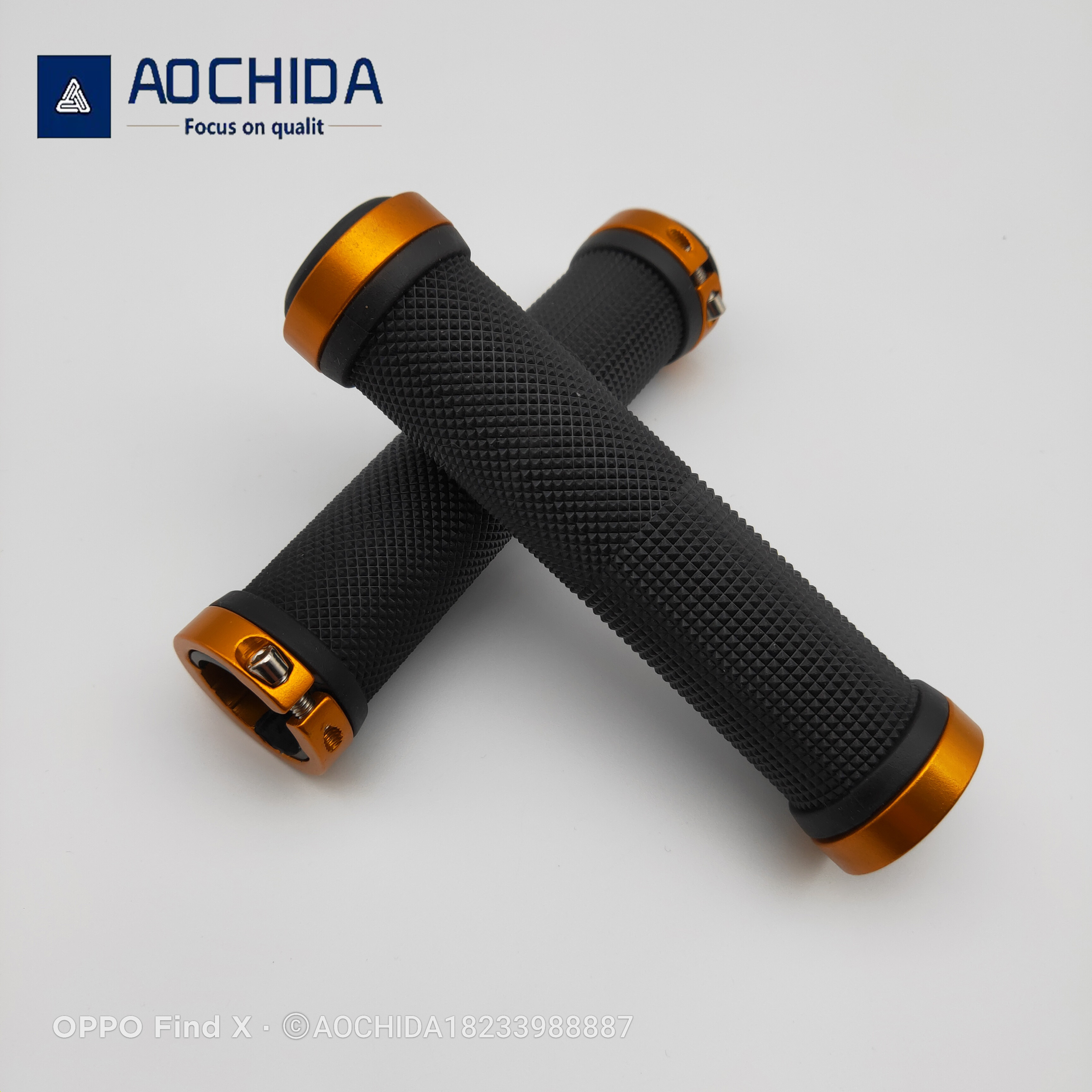 Bicycle Mtb Handlebar Grips Anti Slip Lock Ring PVC Block Bicycle Handlebars Colour Cover Mountain Outdoor Bike