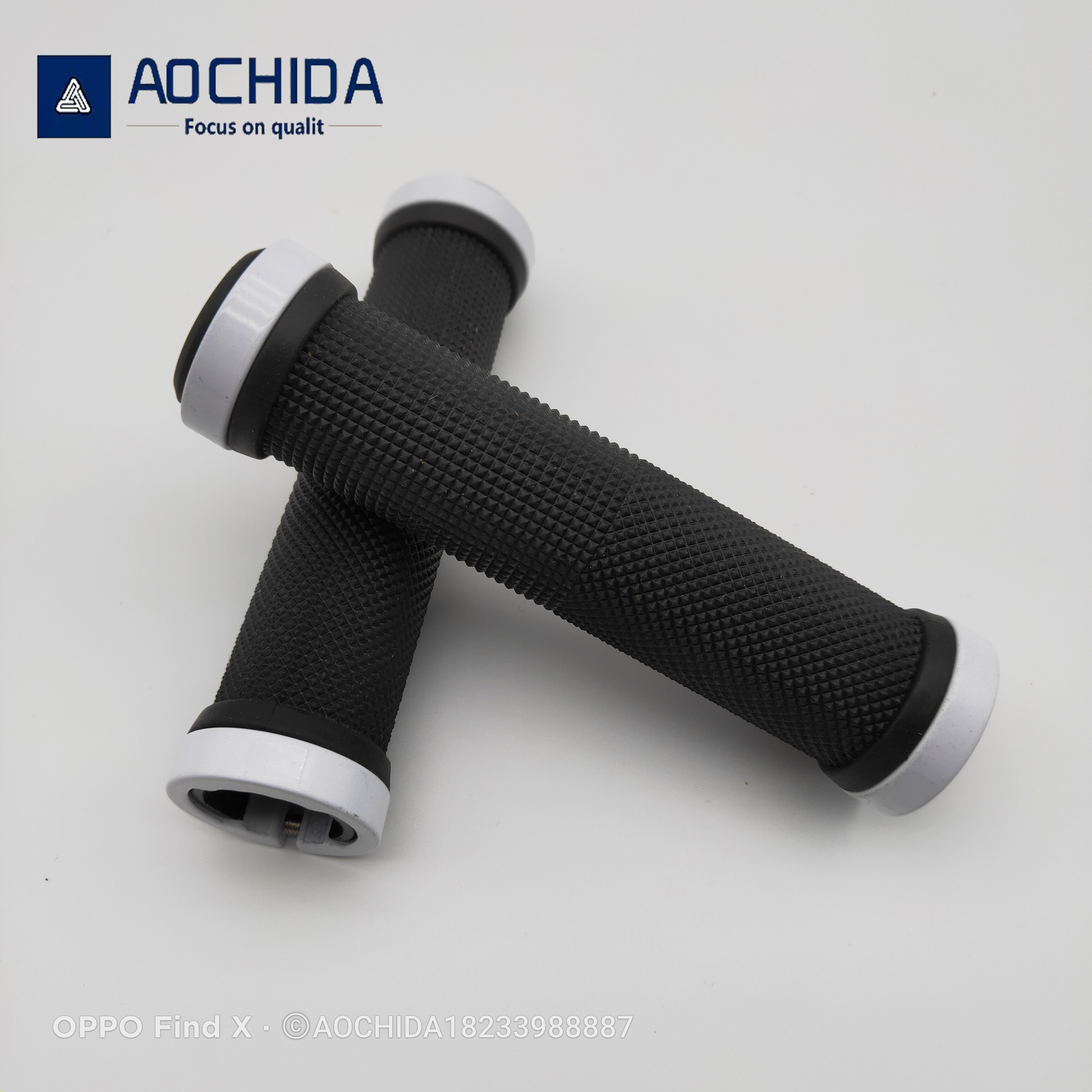 Bicycle Mtb Handlebar Grips Anti Slip Lock Ring PVC Block Bicycle Handlebars Colour Cover Mountain Outdoor Bike