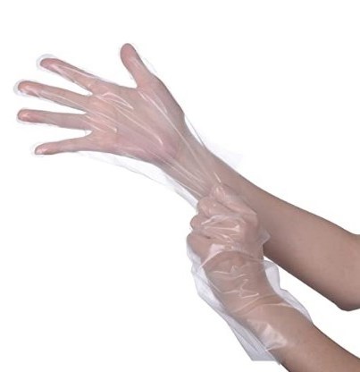 Best selling food contact grade PE CPE TPE LDPE gloves disposable transparent household gloves for kitchen