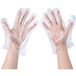 Best selling food contact grade PE CPE TPE LDPE gloves disposable transparent household gloves for kitchen