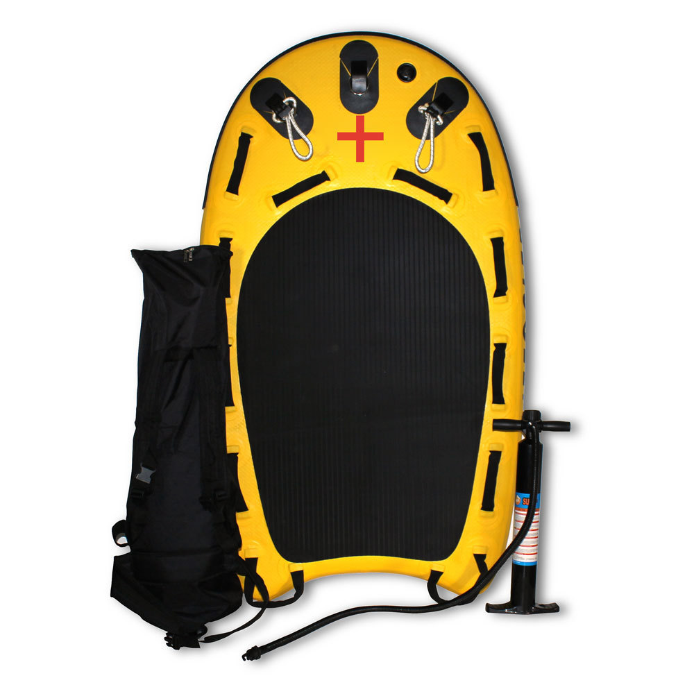 Water Emergency Response Craft Drop Stitch Fabric Rescue Raft Boat Inflatable Rescue Sled Life boat for Water or Ice Lifesaving