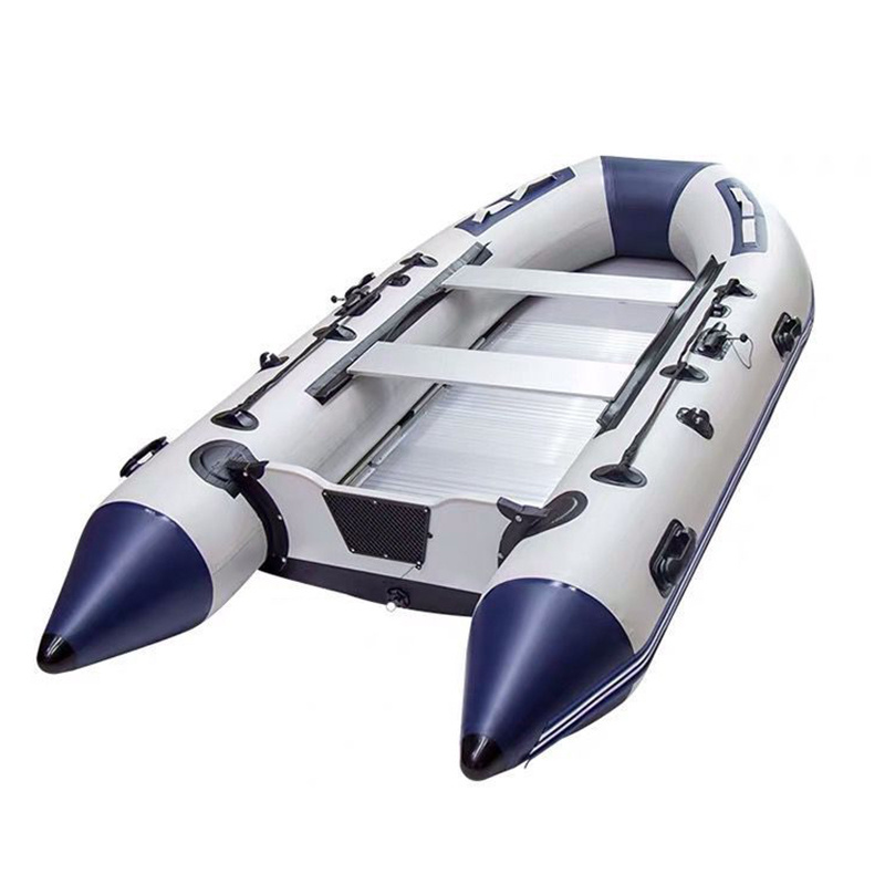 RIB inflatable boat high speed fiberglass hull inflatable boat aluminum floor fishing inflatable boats with CE certification