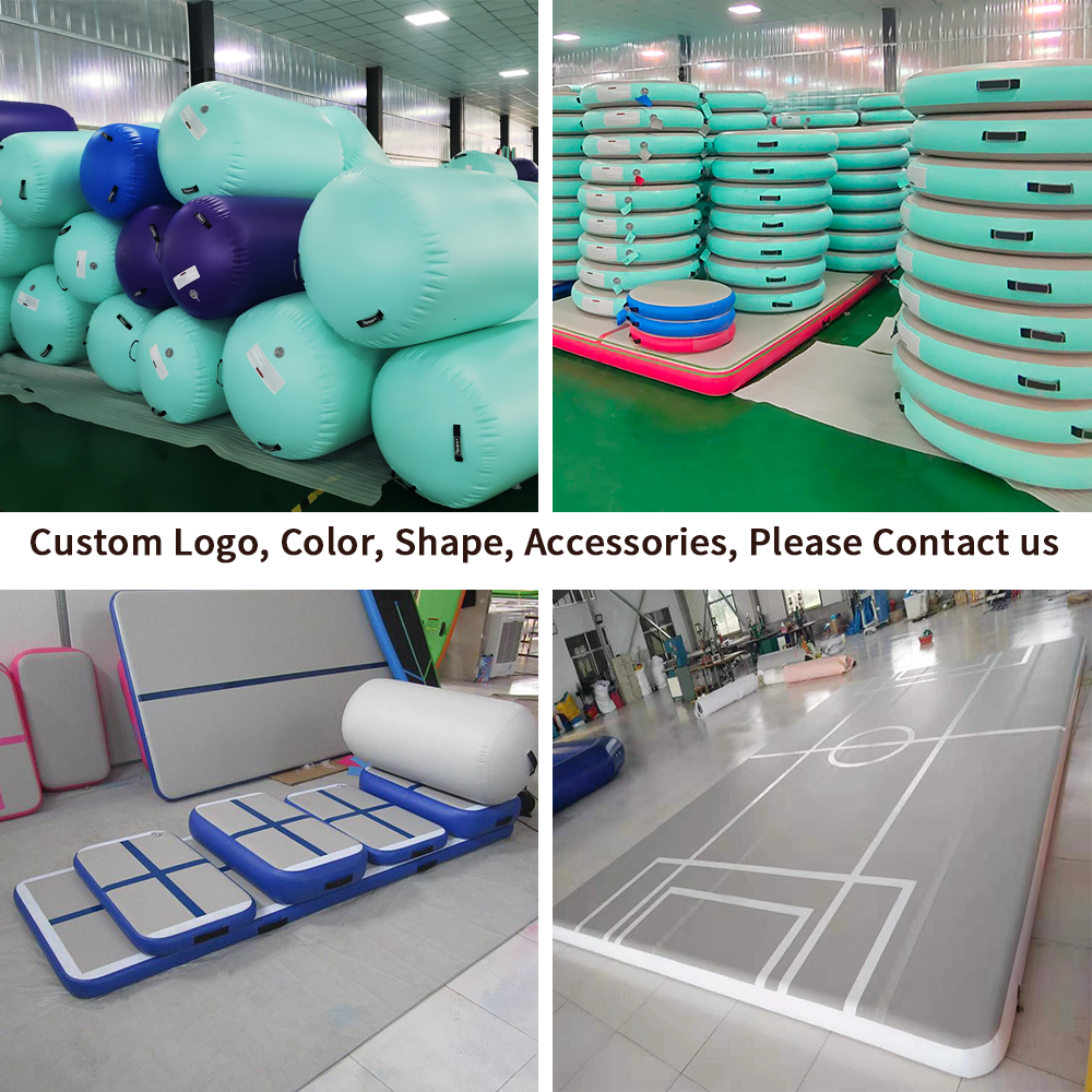 Wholesale Custom size Inflatable Airtrack Tumbling Air floor mat Gymnastics Mat air bed