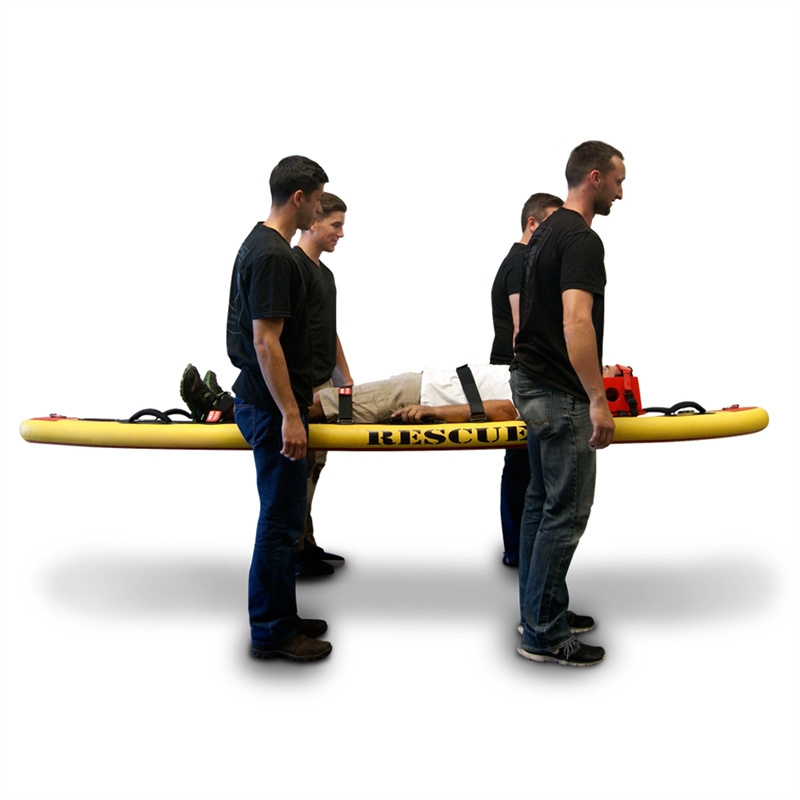 Water Emergency Response Craft Drop Stitch Fabric Rescue Raft Boat Inflatable Rescue Sled Life boat for Water or Ice Lifesaving