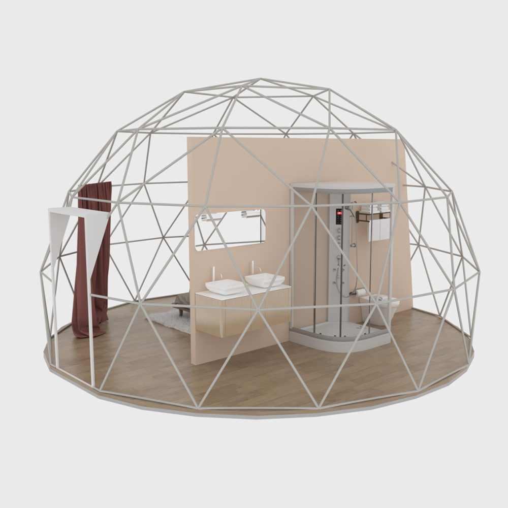 Luxury outdoor hotel starry room bubble house transparent spherical hotel tent camping tent