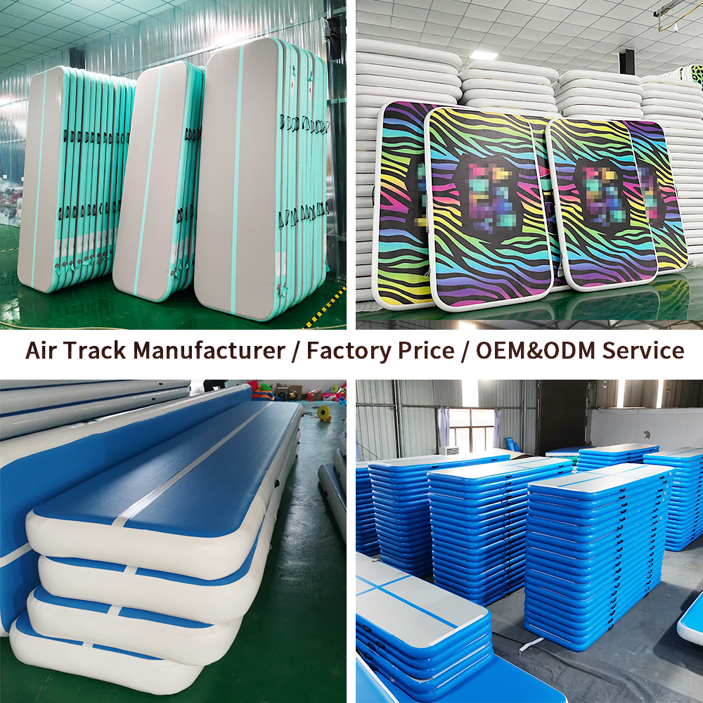 Wholesale Custom size Inflatable Airtrack Tumbling Air floor mat Gymnastics Mat air bed