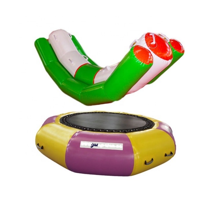 2020 Hot selling lake toys floating sports inflatable water park towable inflatable water toys for sale