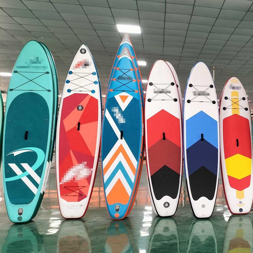 Hot sale surfing paddleboards top quality popular custom wood grain inflatable sup paddle board Cheap surfboards