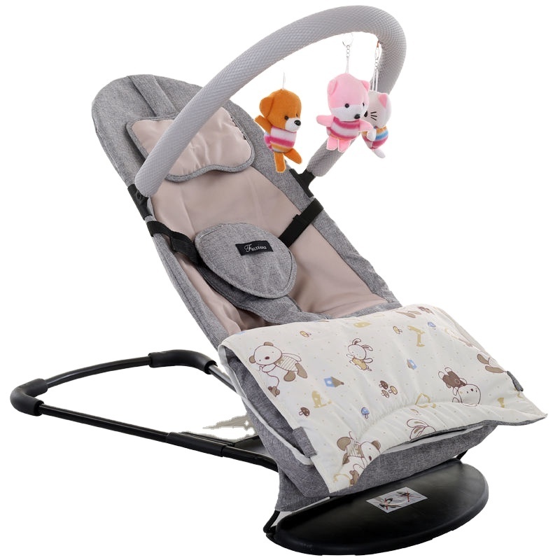 New fashional Foldable Infant Baby Products Swing Rocker Multifunctional Toddler Baby Bouncer Rocking Chair With 4 Wheels