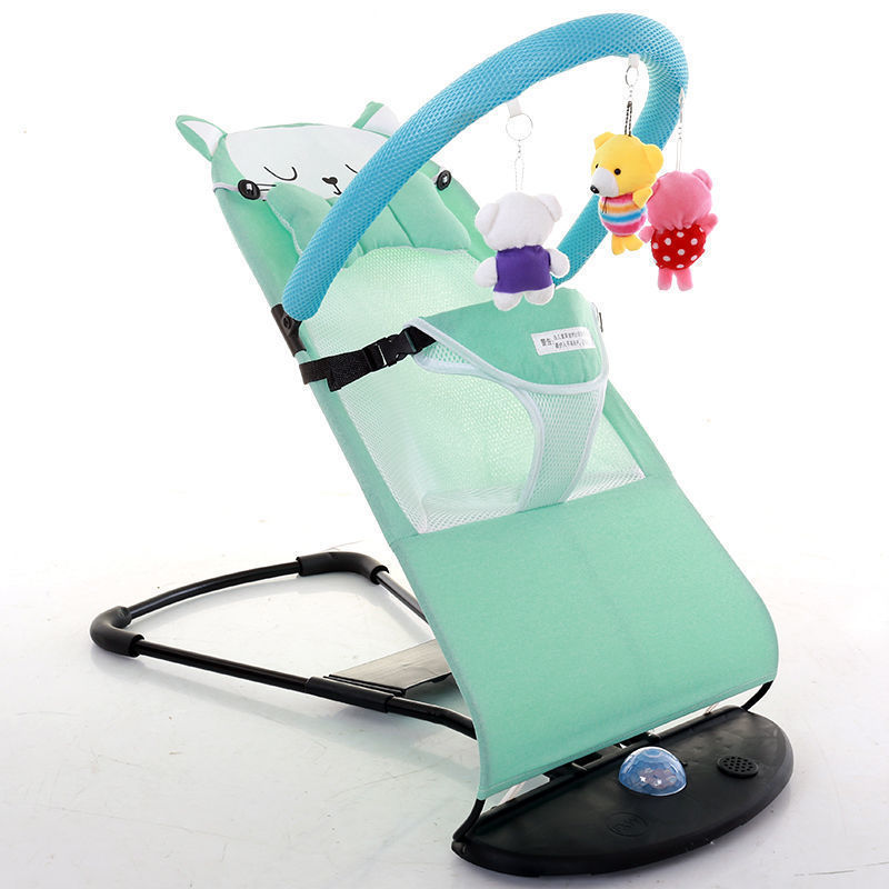 New fashional Foldable Infant Baby Products Swing Rocker Multifunctional Toddler Baby Bouncer Rocking Chair With 4 Wheels