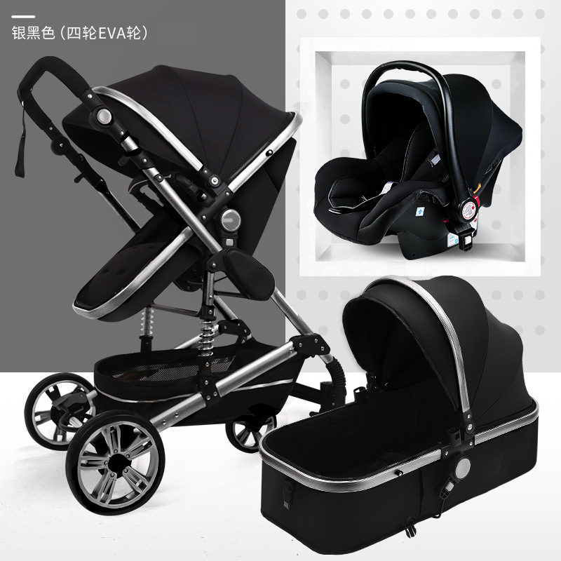 China OEM ODM Customized Luxury Electric Baby Stroller High View Baby Pram Carrier