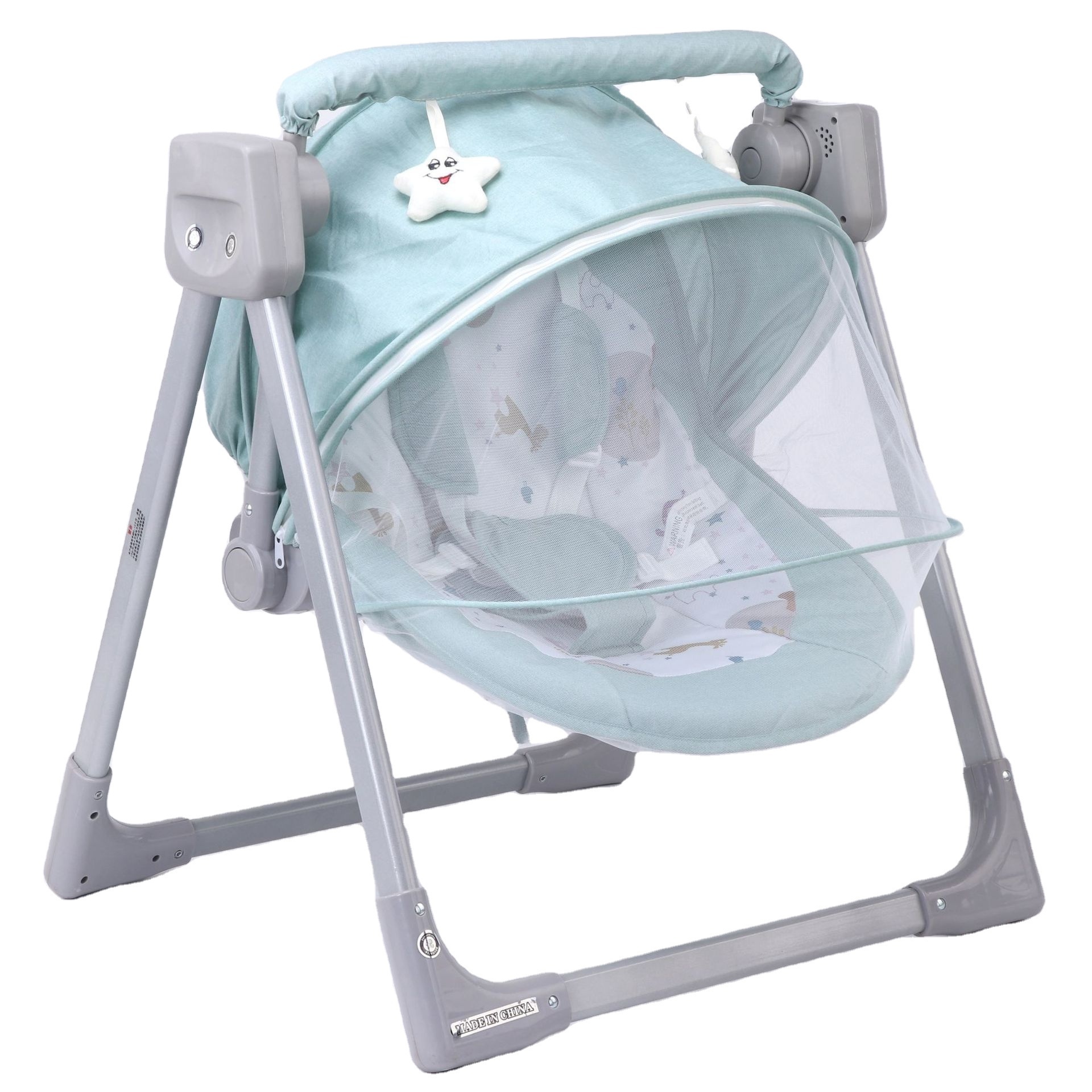 Child Babies Cribs Multifunctional Swing Cribs With Music Baby Cradle Electric