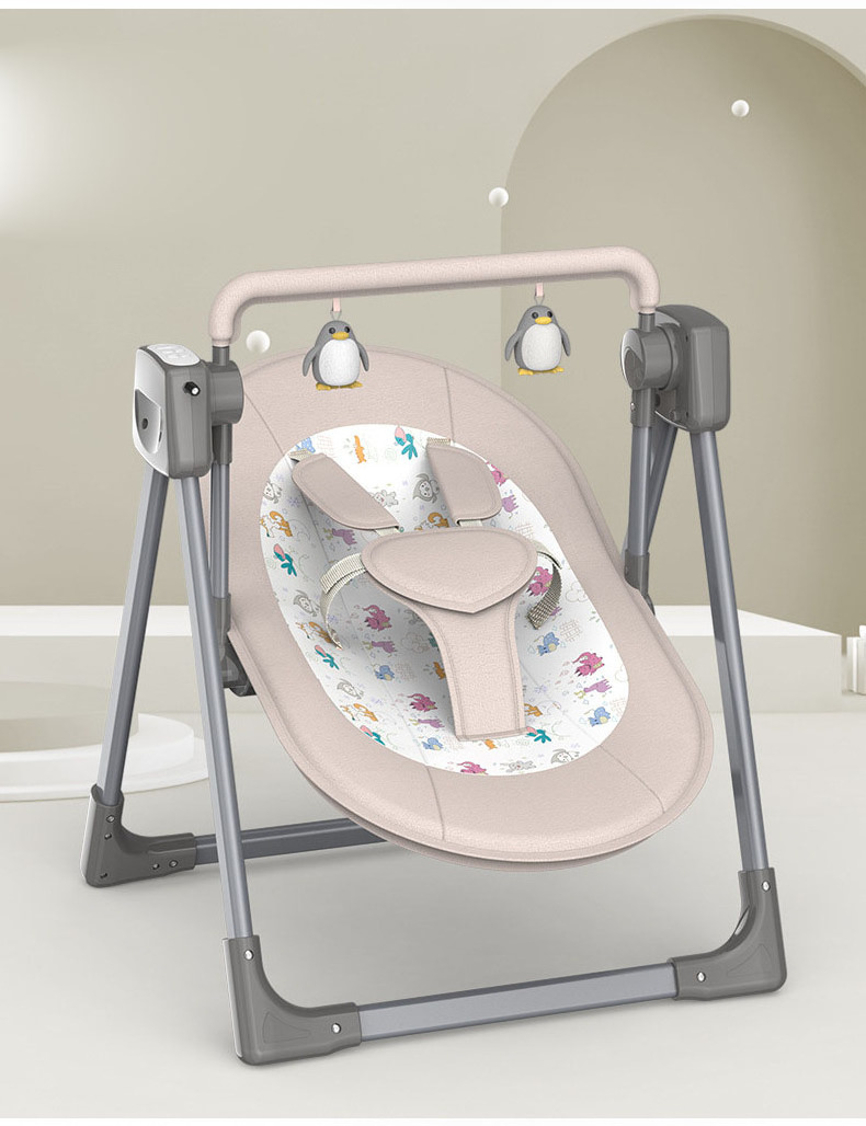 Child Babies Cribs Multifunctional Swing Cribs With Music Baby Cradle Electric