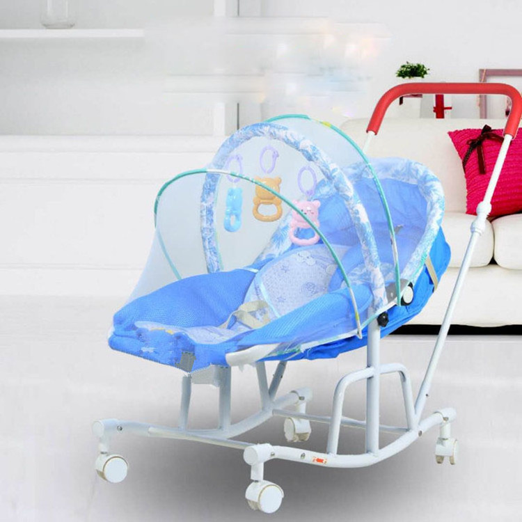 New fashional Durable Adjustable Baby Bouncer Swing Chair Cradle Bed